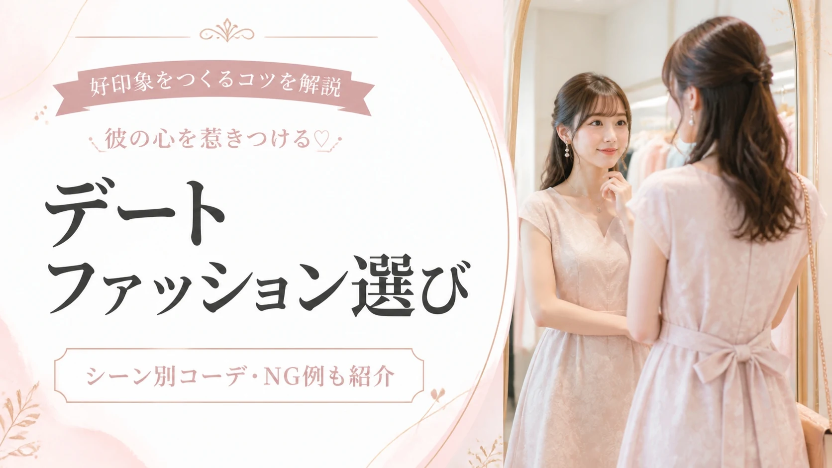 交際クラブのデートにおすすめ!品のあるファッション選び