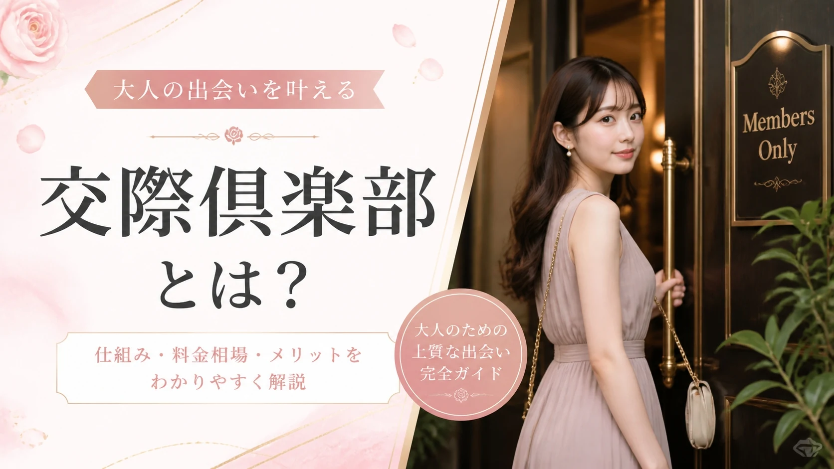 交際倶楽部とは?交際クラブとの違いをわかりやすく解説