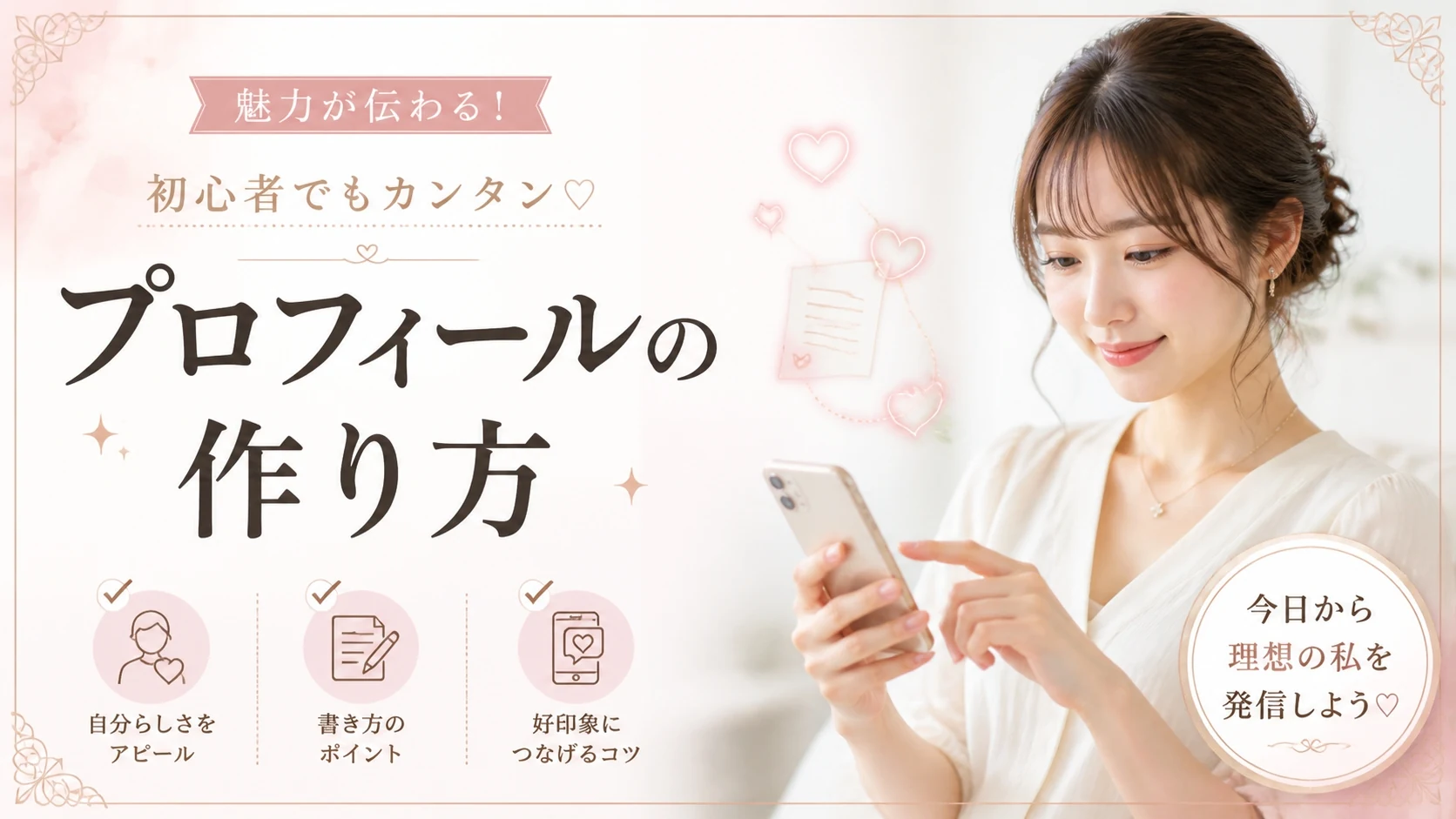 ユニバース倶楽部で好印象を与えるプロフィールの作り方